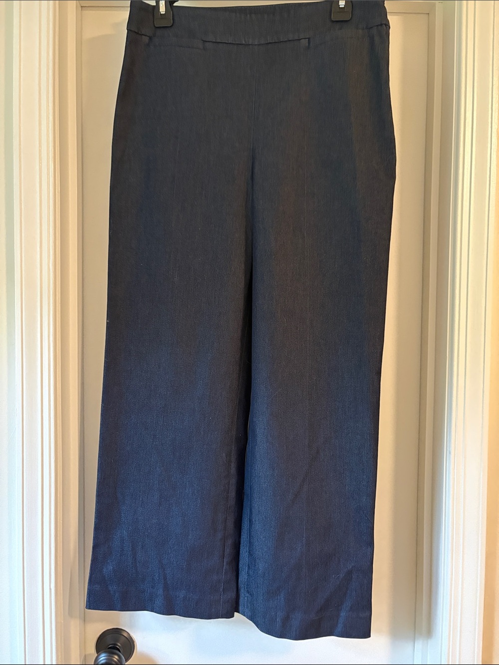 Talbots Dark Navy Wide-Leg Trousers